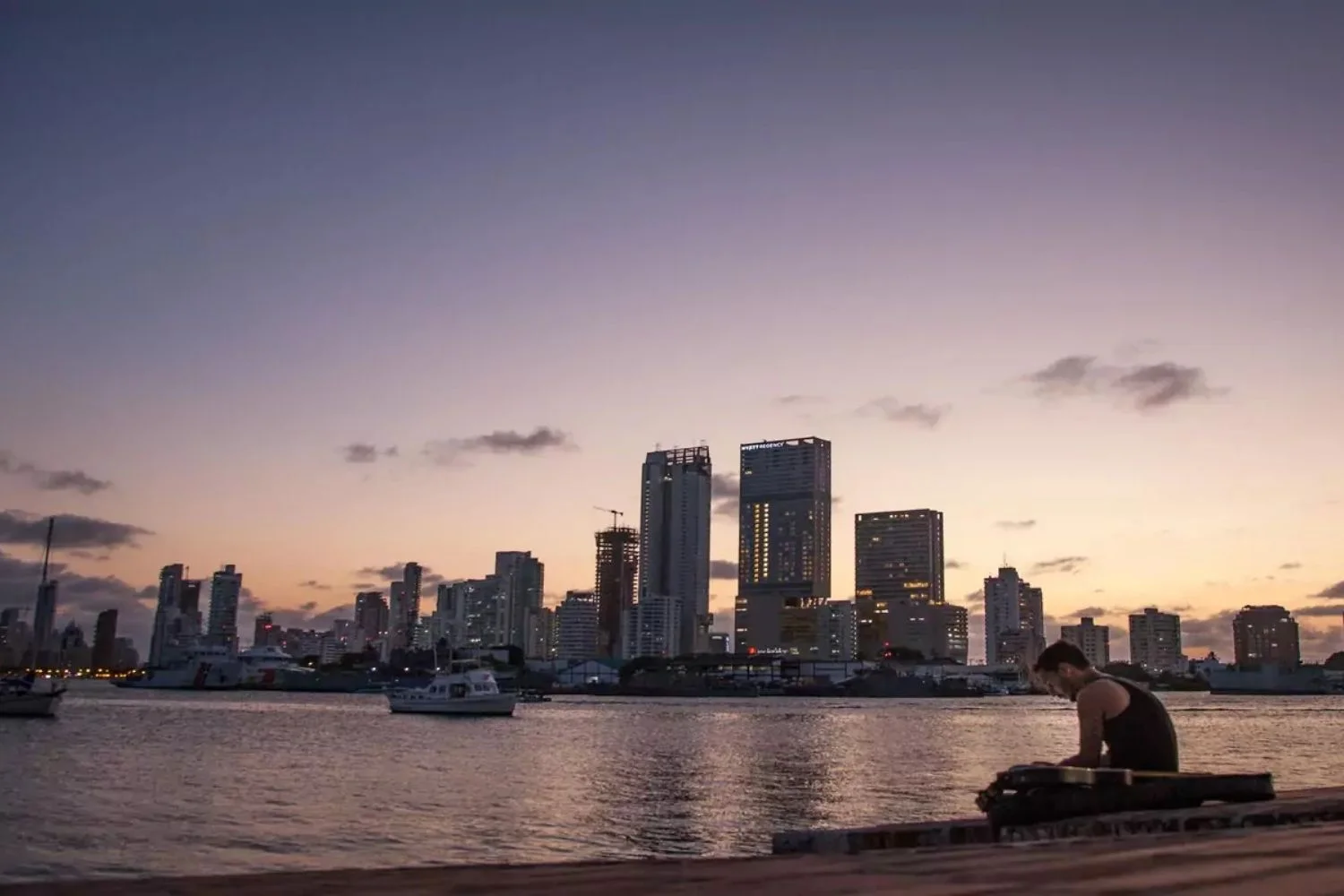 Cartagena Skyline Sunset