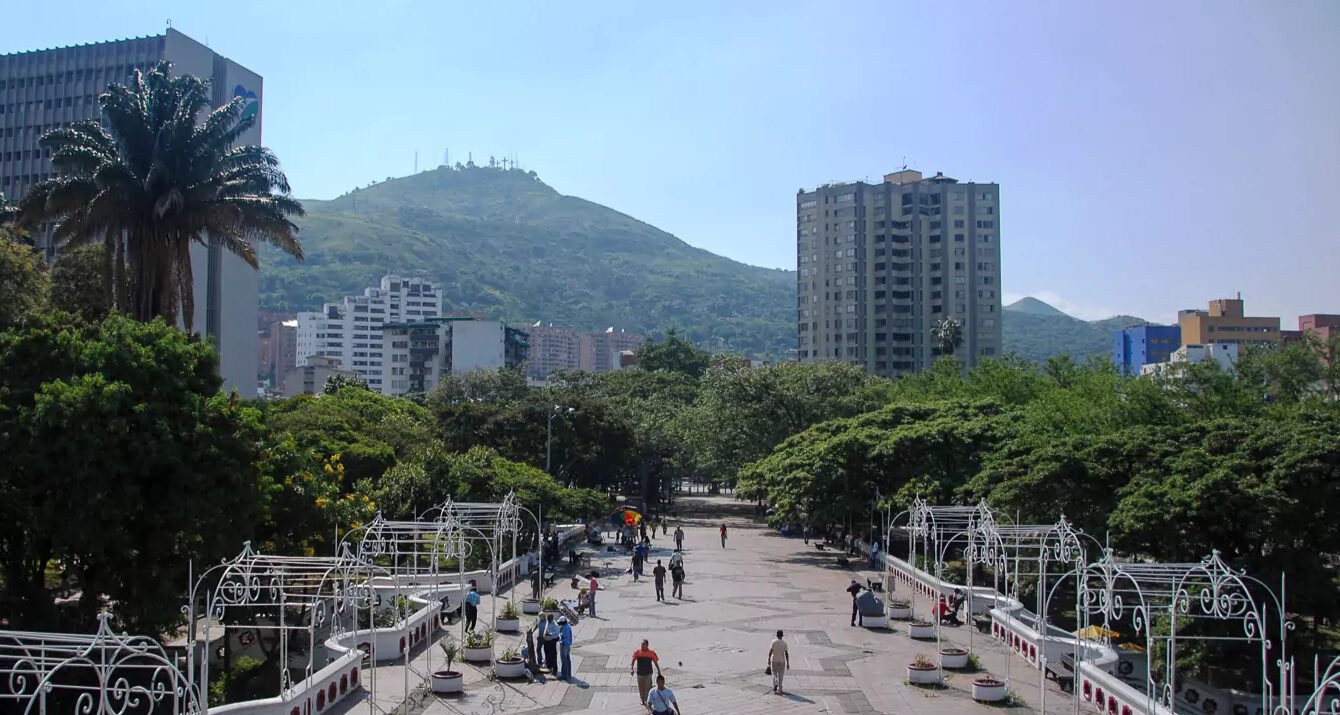 Colombia Cali Walkway