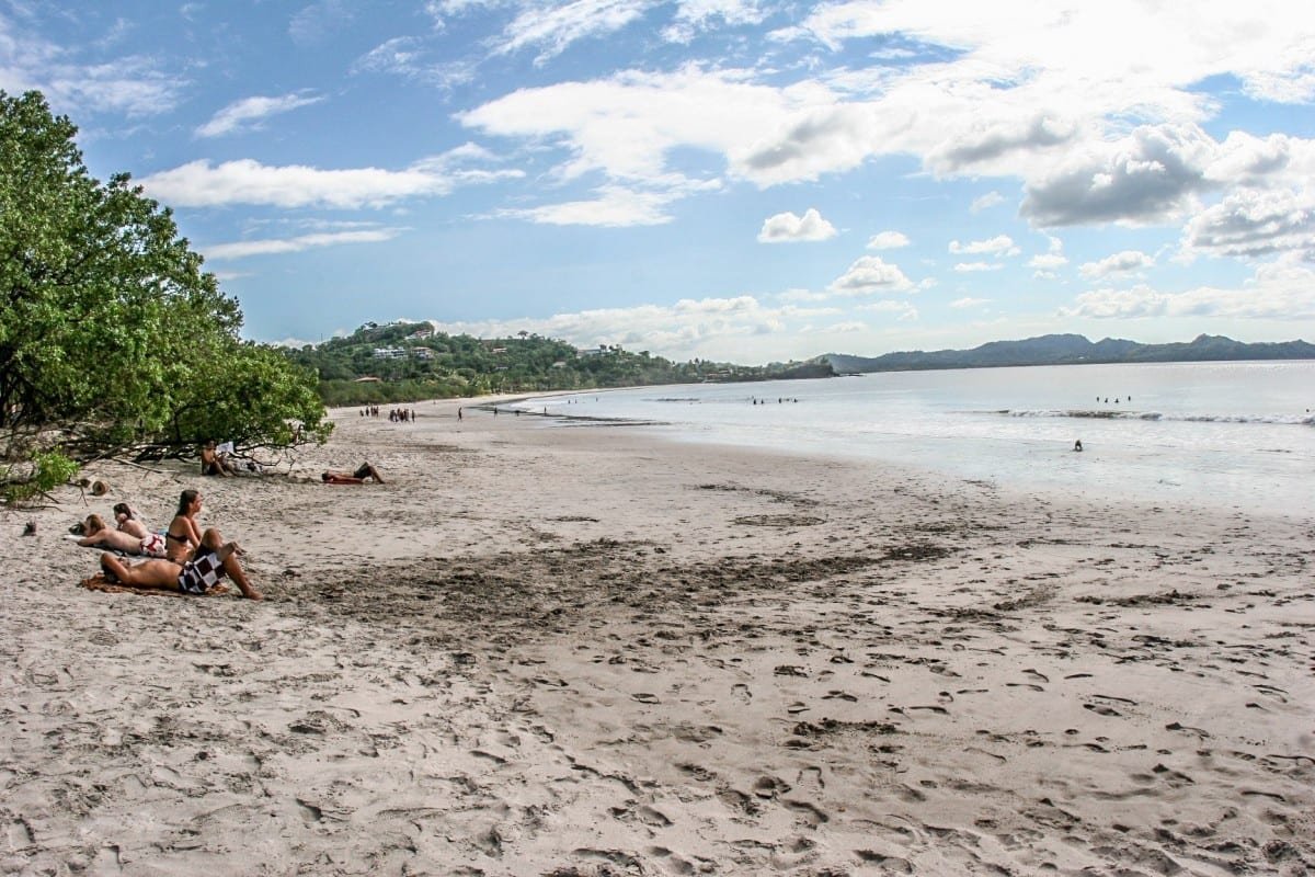Costa-Rica-Custom-Private-Travel-Design-Samara-Beach view down pristine beach of Samara in Central Nicoya, Costa Rica