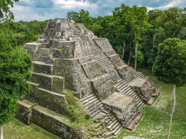 Maya-Temple-Belize-4-Landed-Travel-Private-Travel Giant impressive ancient Maya pyramid in Belize, spotted on custom tour