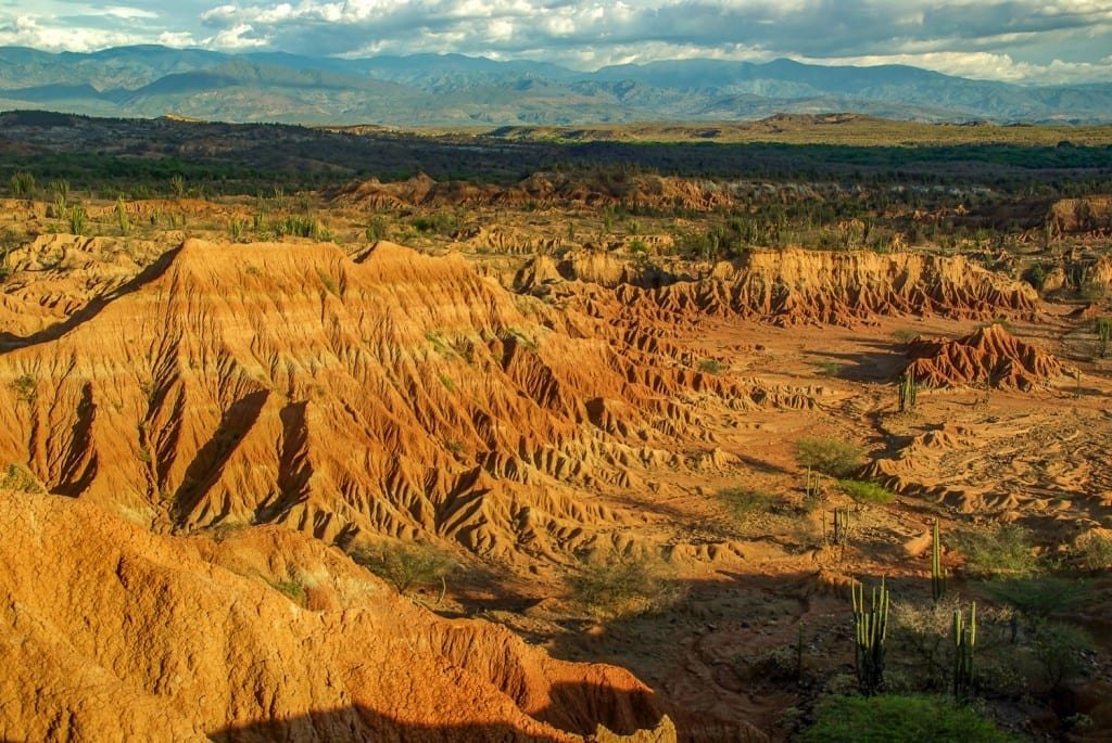 Custom-Travel-Design-Colombia-Tatacoa Brown-hued cliffs of Tatacoa, photographed on holiday in Colombia