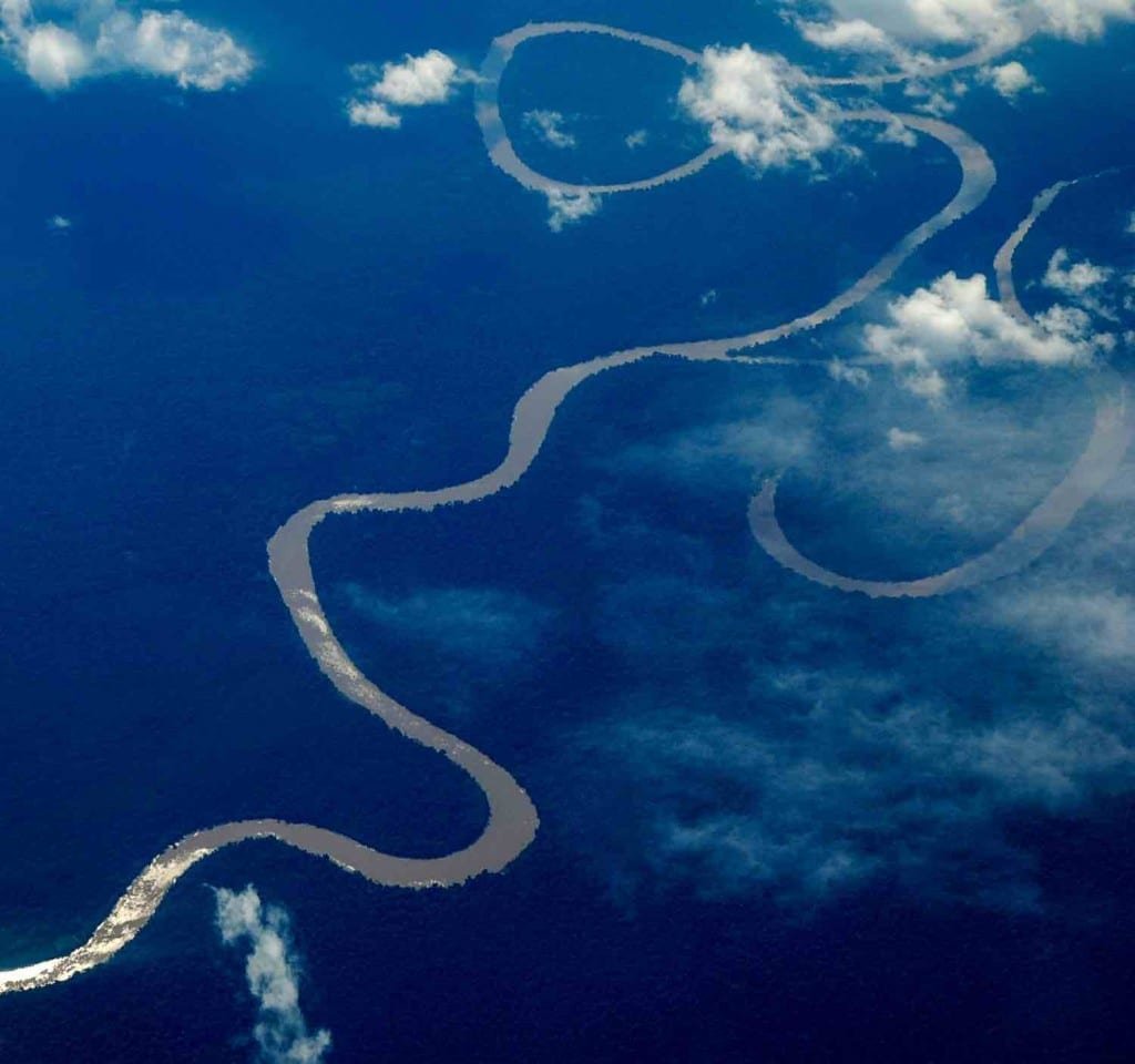 Private-Travel-Custom-Travel-Ecuador-Amazon-Aerial Aerial photo of the Ecuadorian Amazon Basin