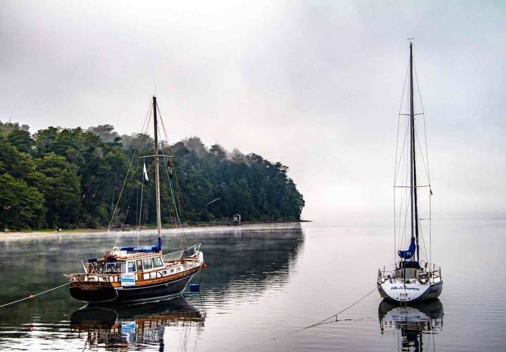 Argentina-Custom-Travel-Design-Villa-La-Angostura-Boats Two charter sail boats in La Angostura, Argentina