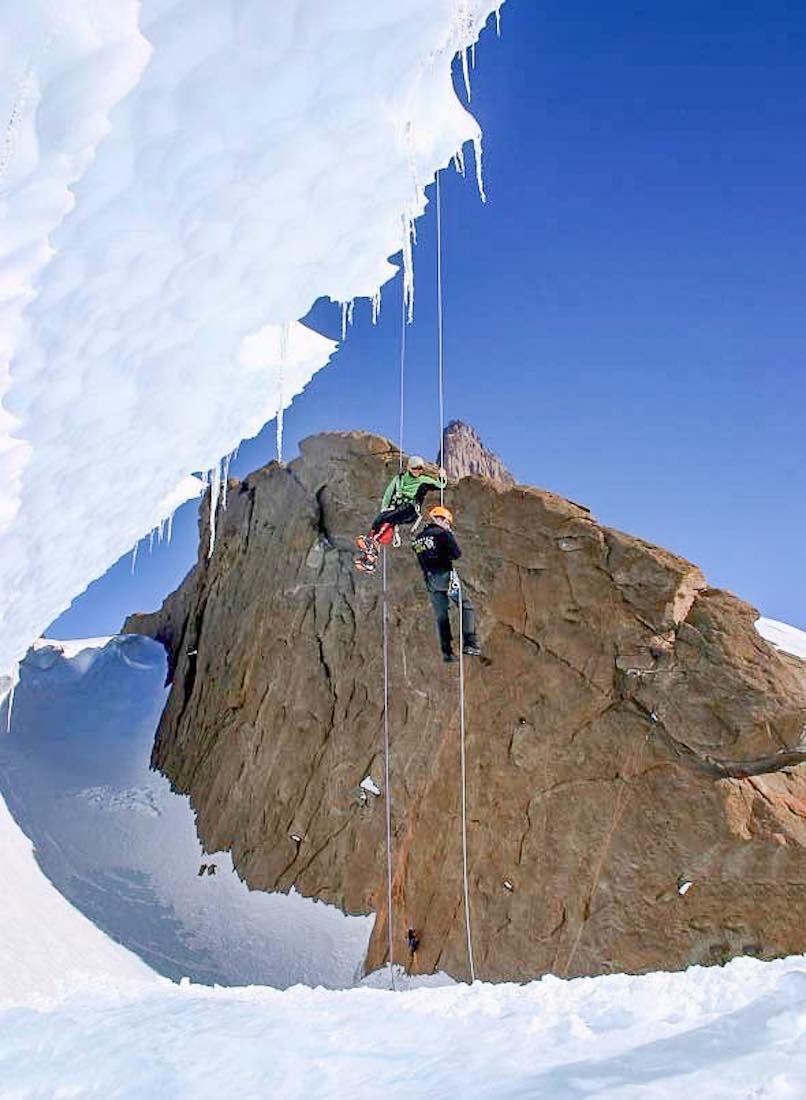Abseiling-Antarctica-Antarctic-Adventure Learning to abseil