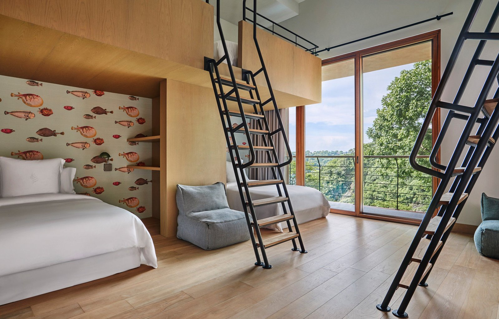 Casa de las olas - Twin beds room