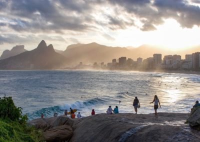Rio de Janeiro Brazil Arpoador sunset | Landed Travel