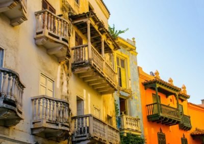 Cartagena colored walls | Landed Travel