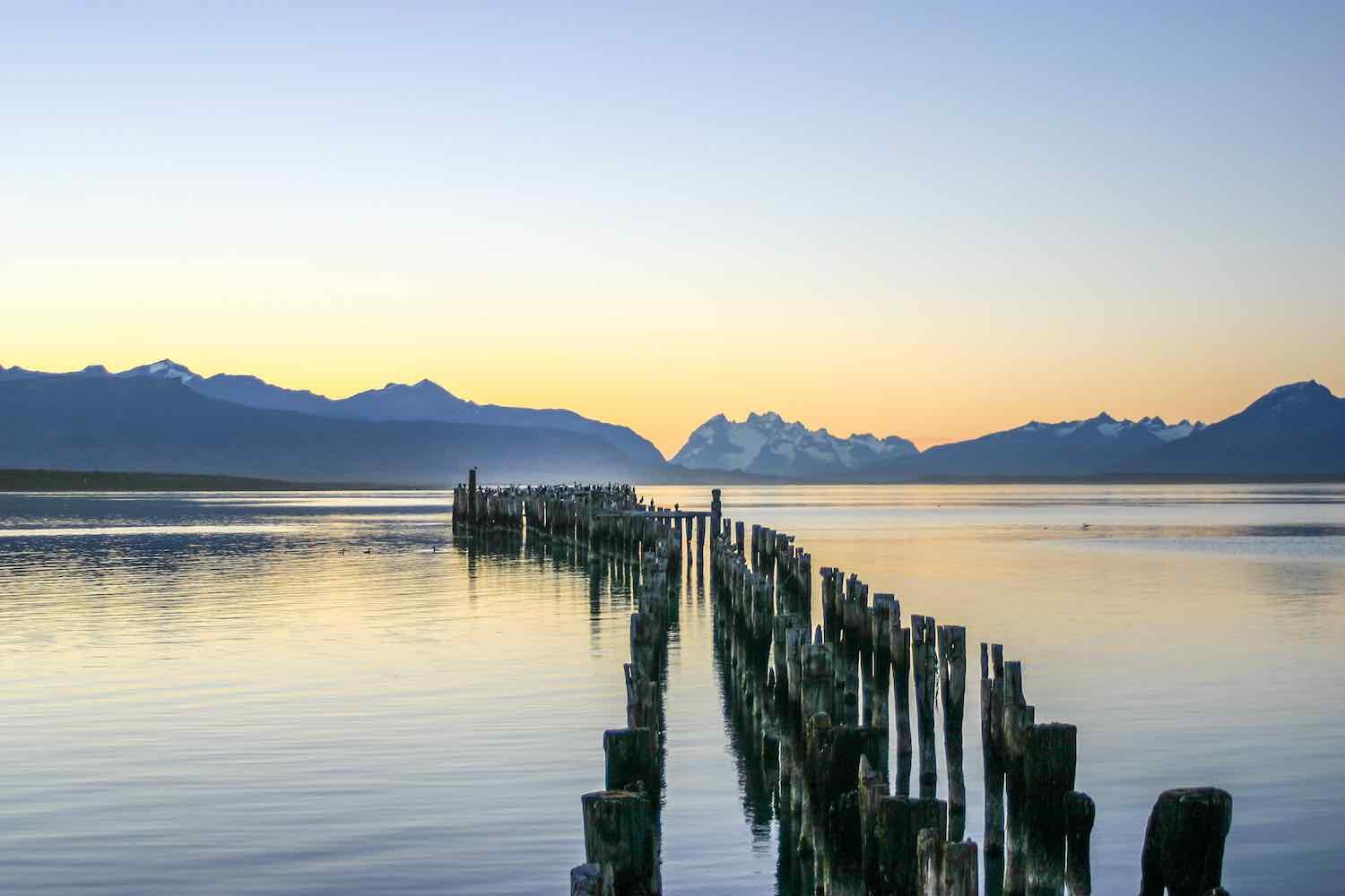 Patagonia Chile Puerto Natales dock | Landed Travel