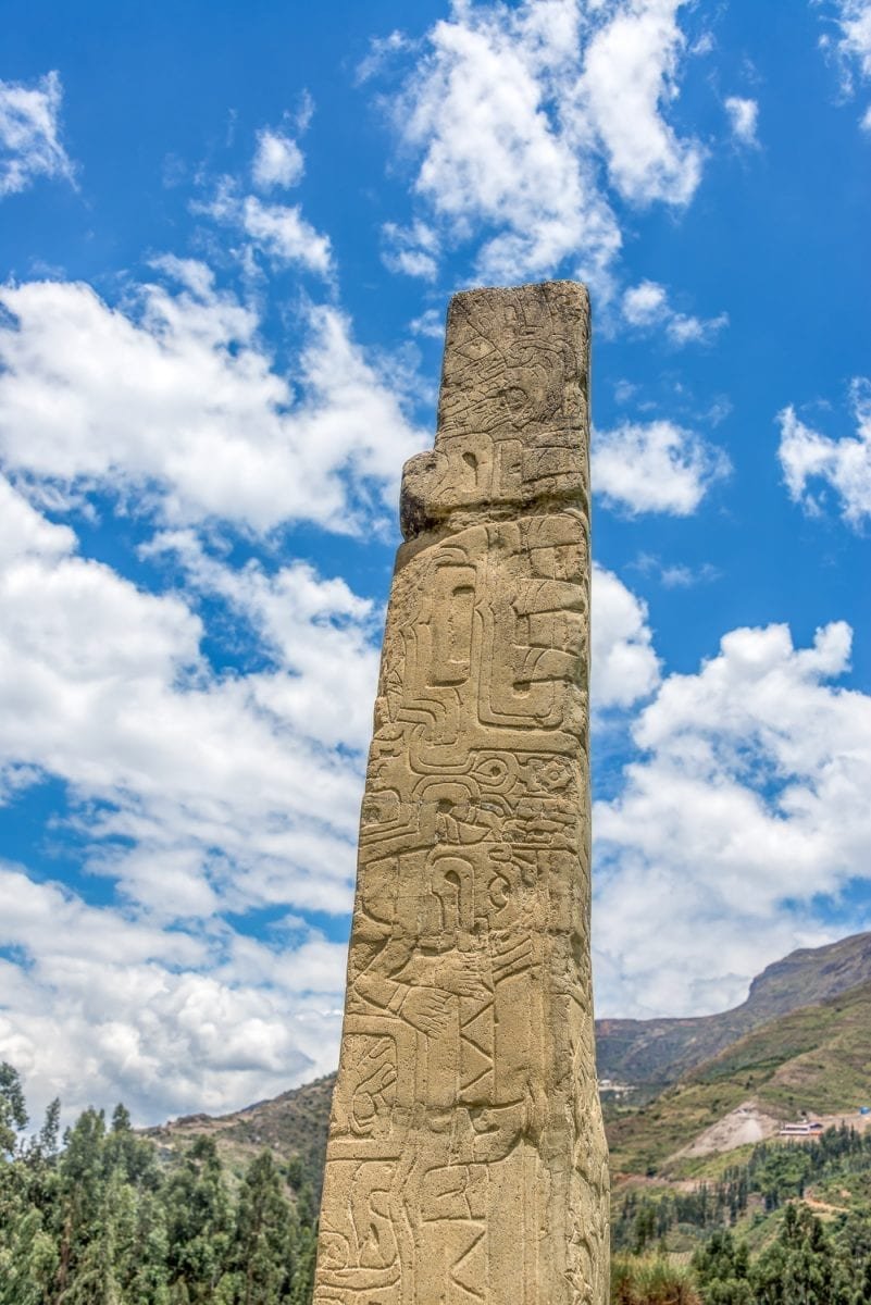 Chavin Obelisk Peru