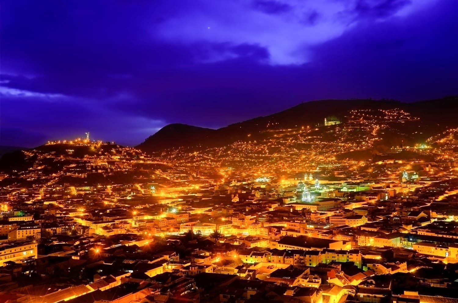 Quito at night | Landed Travel