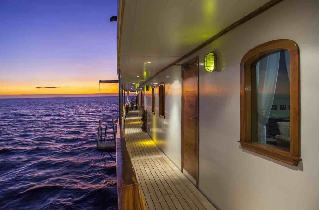 Grace Galapagos Yacht Charter deck