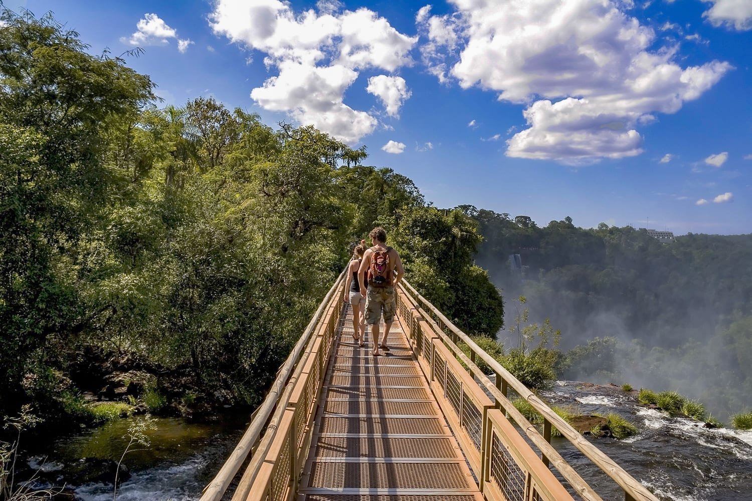 Iguacu Falls catwalk Brazil