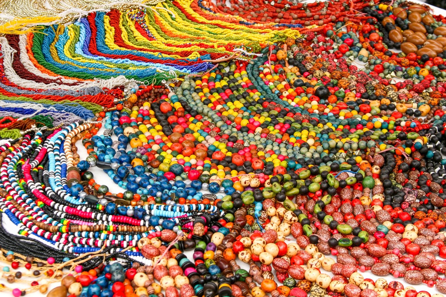 Ecuador Otavalo Market beads | Landed Travel