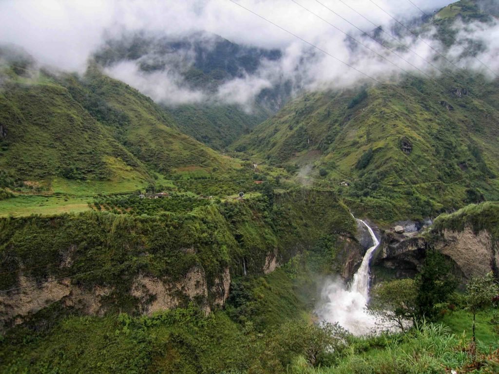 Custom travel Ecuador waterfall | Landed Travel