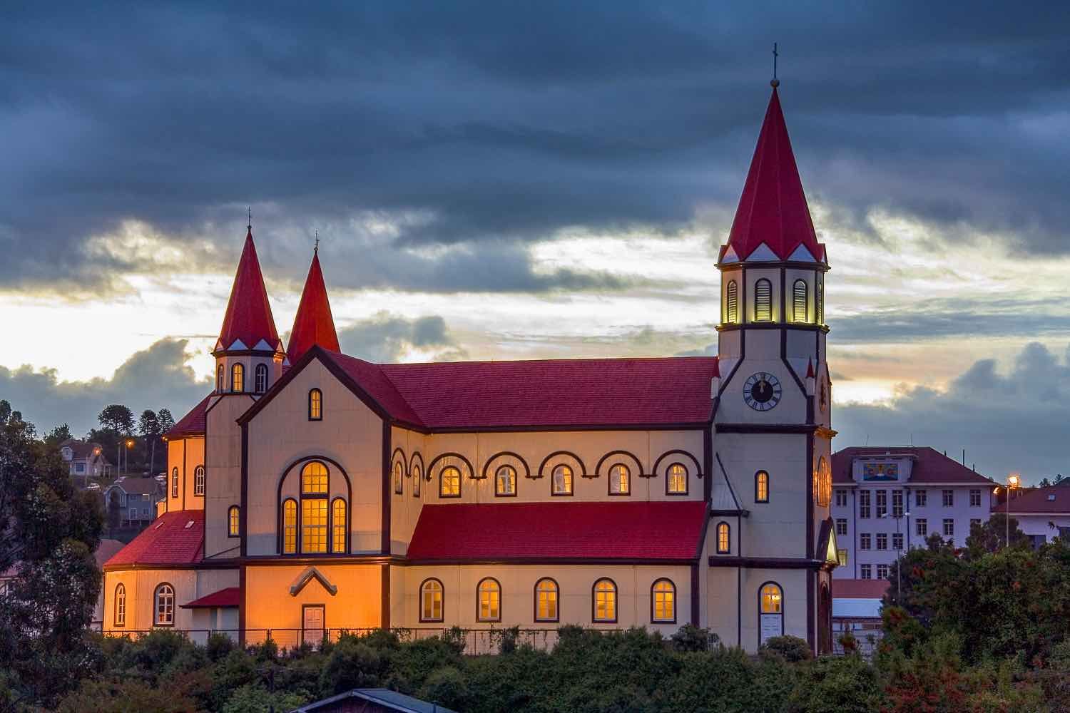 Lake Distric Chile Puerto Varas Church | Landed Travel