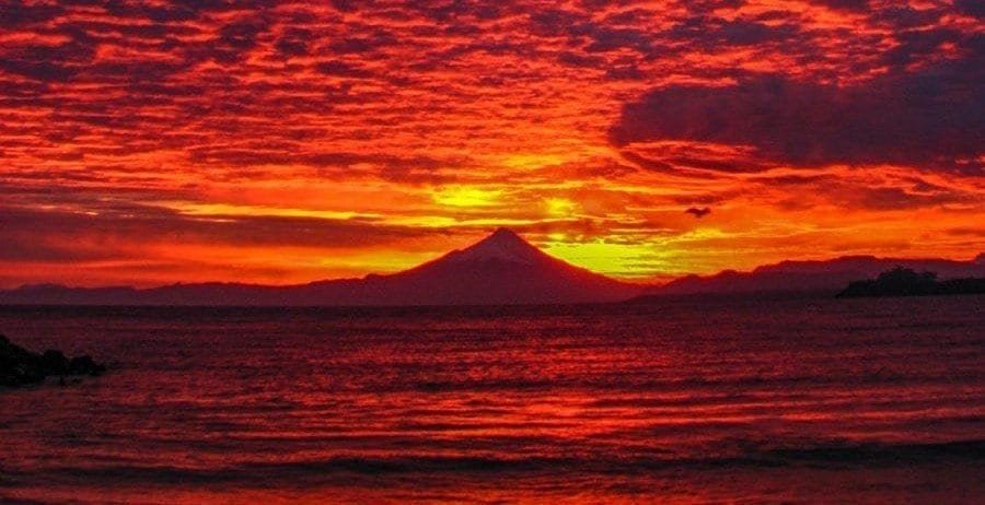 Puerto Varas Chile Sunset