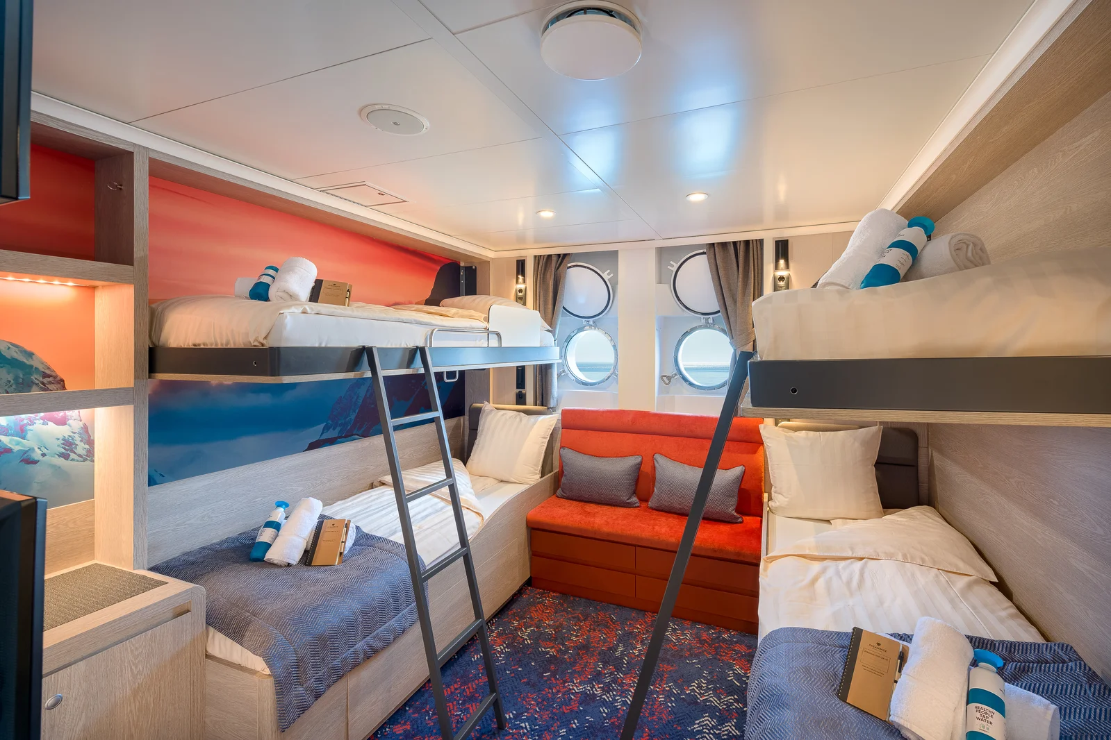 Quadruple Porthole Cabin