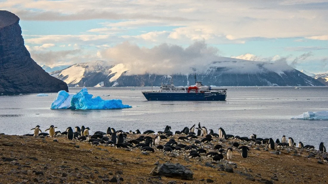 Ortelius at Devil's Island, Antarctica