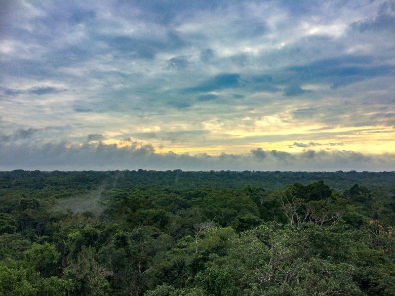 Ecuador Amazon waterfall