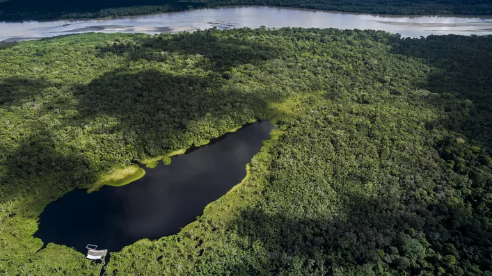 Sacha Lodge aerial views