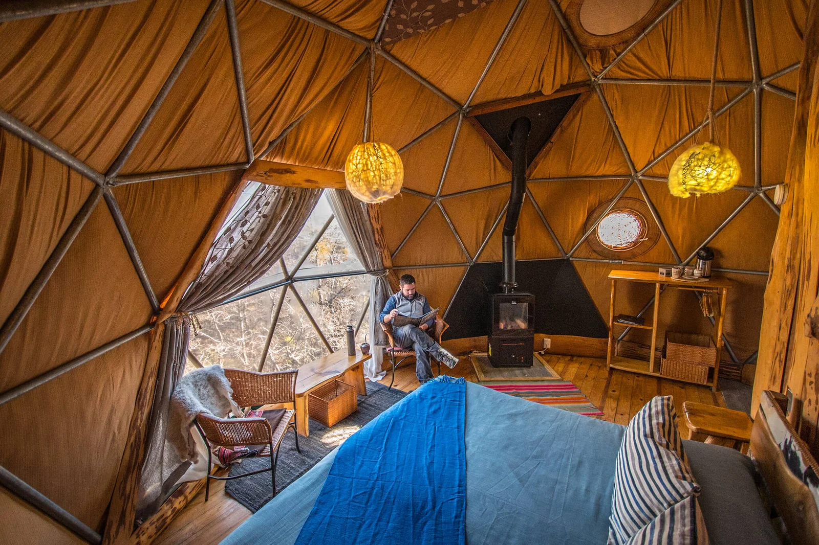 EcoCamp Patagonia Suite Dome Loft