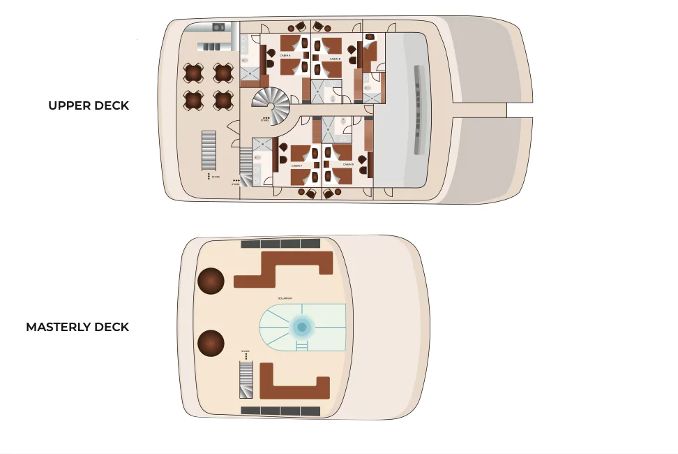 Galaxy Sirius - deck plan
