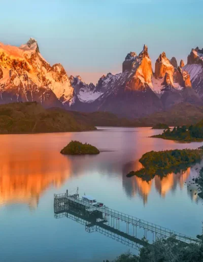 Custom Travel Vacation Travel Torres del Paine Pehoe Lake