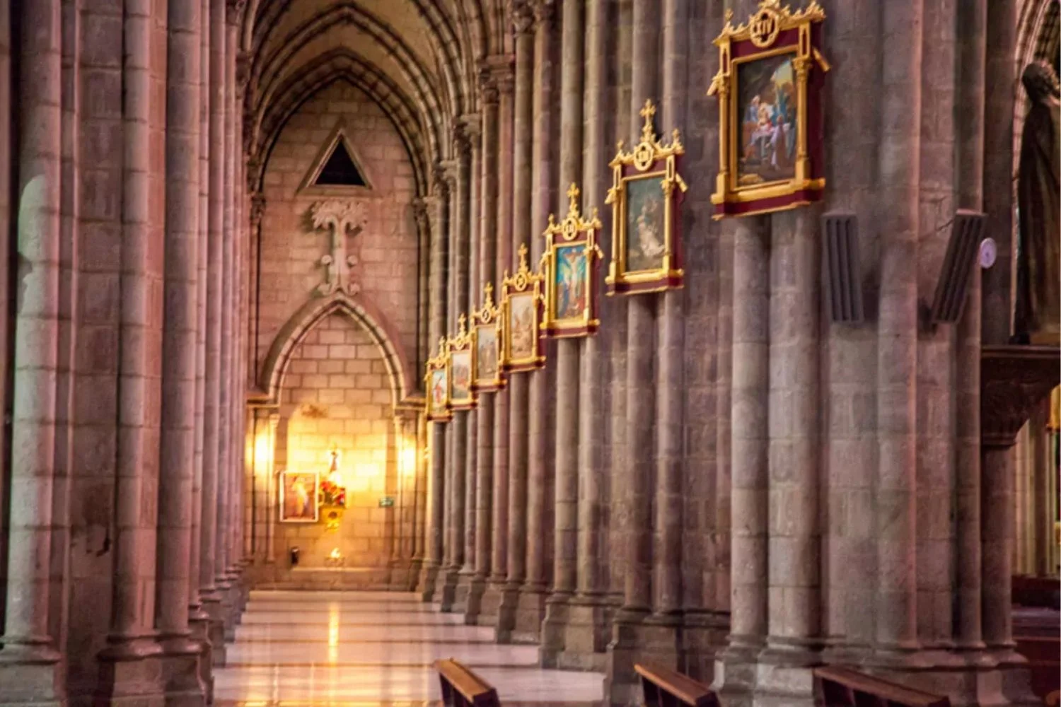 Basilica Interior Quito