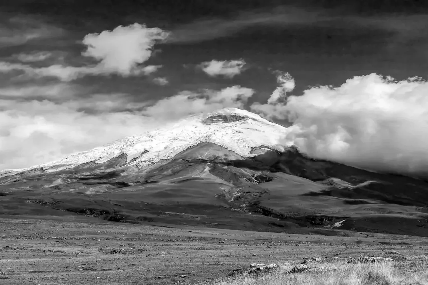 Cotopaxi Black and White