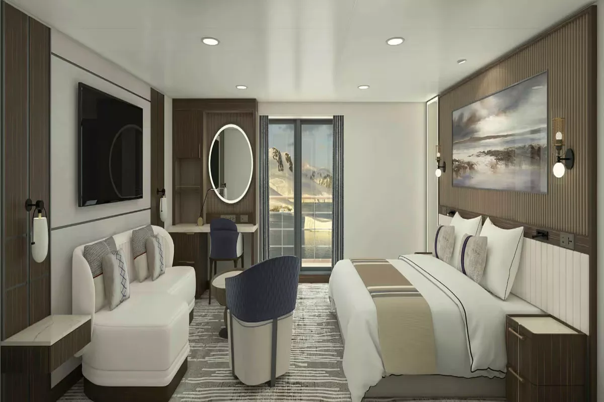 Magellan Discover Grand Veranda Suite - Artist Rendering