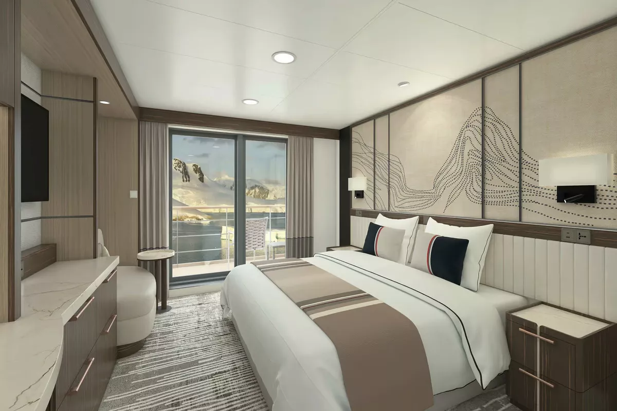 Magellan Discover Single Veranda Cabin - Artist Rendering