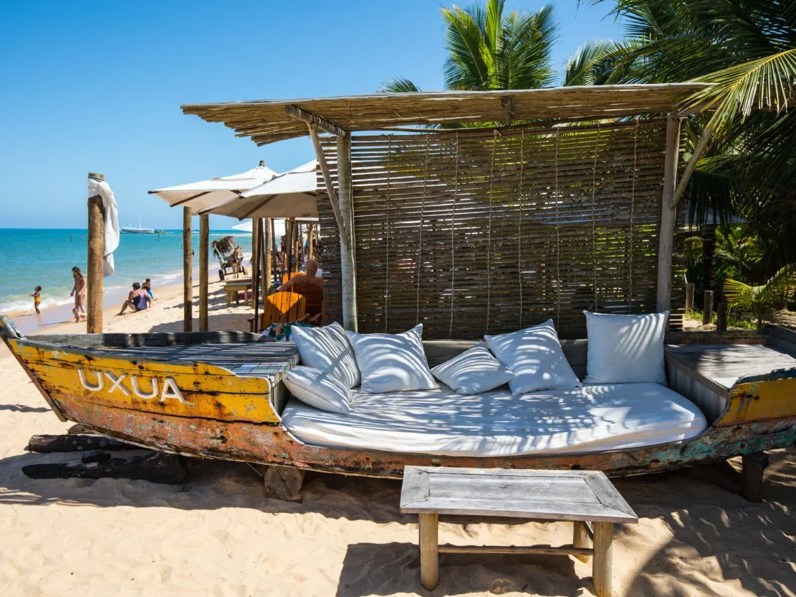 Uxua Casa Hotel & Spa beach lounge space