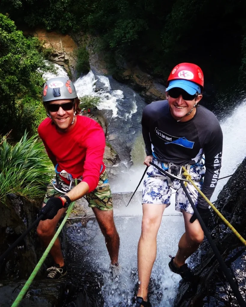 Travel expert exploring latin america hidden waterfalls