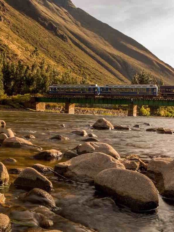 Private luxury travel train across Peru