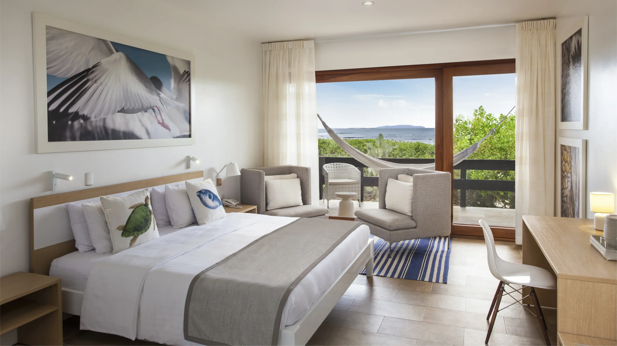 Galapagos-Finch-Bay-Hotel-suite with view of the galapagos islands