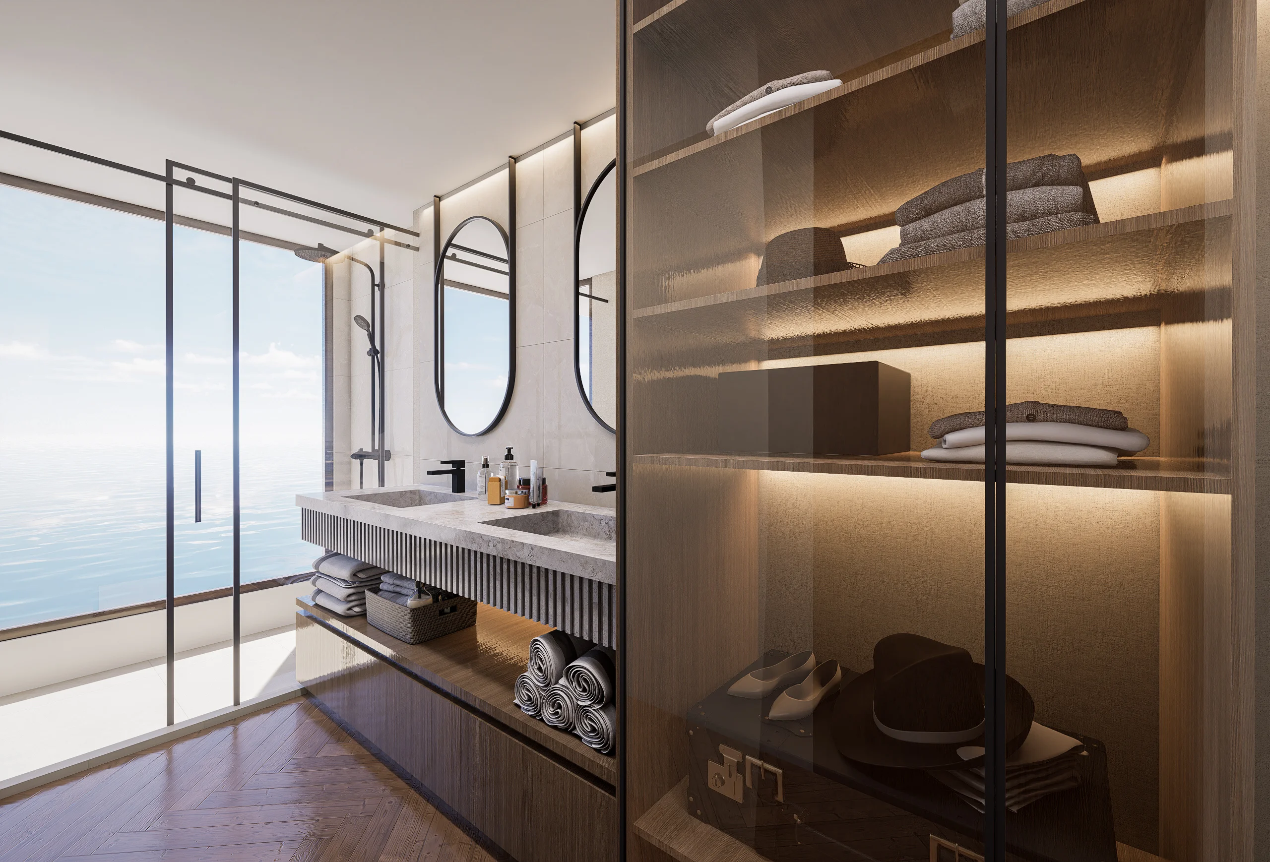 Grand Ocean Spray -bathroom